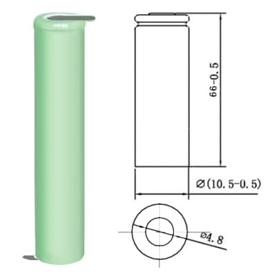 Battery Cell 7/5AAA 1.2V, 1000 mAh, Ni-MH (leads)