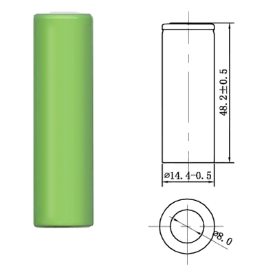 Battery Cell AA 1.2V, 1200 mAh, Ni-MH (industrial)