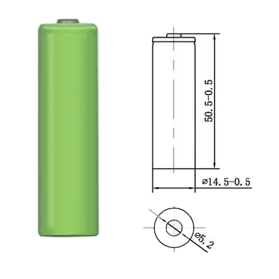 Battery Cell AA 1.2V, 1300 mAh, Ni-MH