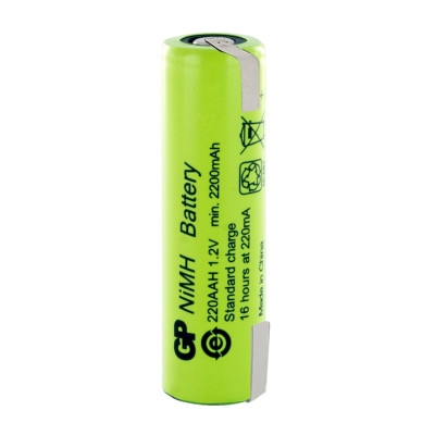 Battery Cell AA 1.2V, 1800 mAh, Ni-MH (leads)