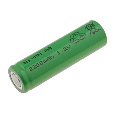 AA 1.2V, 2200 mAh, Ni-MH