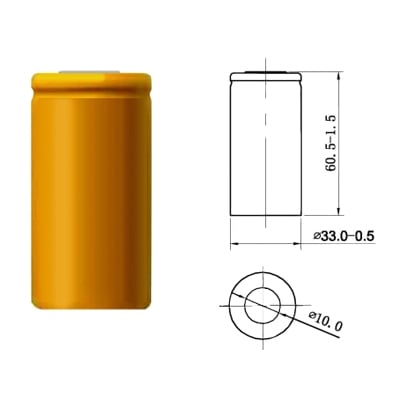 Battery Cell D 1.2V, 4000 mAh, Ni-CD