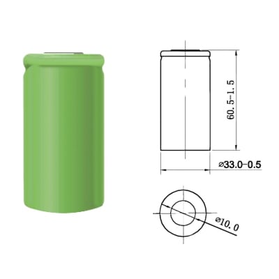Battery Cell D 1.2V, 8000 mAh, Ni-MH