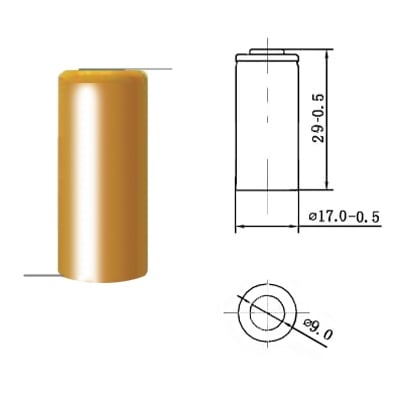 Battery Cell 2/3A 1.2V, 700 mAh, Ni-CD (eads)