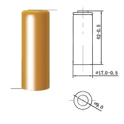 Battery Cell 4/5A 1.2V, 1200 mAh, Ni-CD (leads)