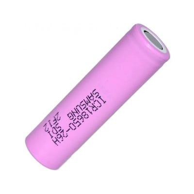Battery Cell SAMSUNG 3.6V, 2600 mAh, Li-ION, 18650, 5.2A