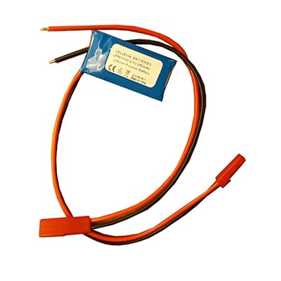 Battery Cell 3.7V, 250 mAh, Li-Po, (6x17x30 mm)