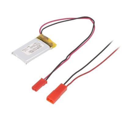 Battery Cell 3.7V, 220 mAh, Li-Po, (4x20x36 mm)