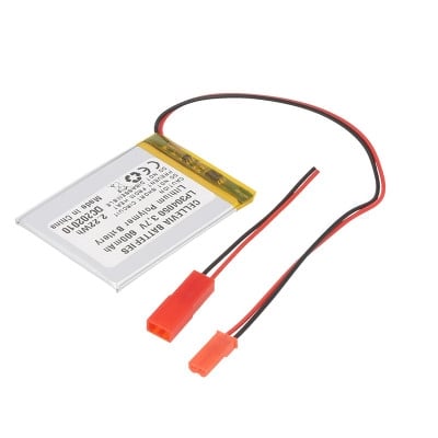 Battery Cell 3.7V, 600 mAh, Li-Po, (3.5x41x52.5 mm)