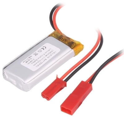 Battery Cell 3.7V, 620 mAh, Li-Po, (8.5x20x40 mm)