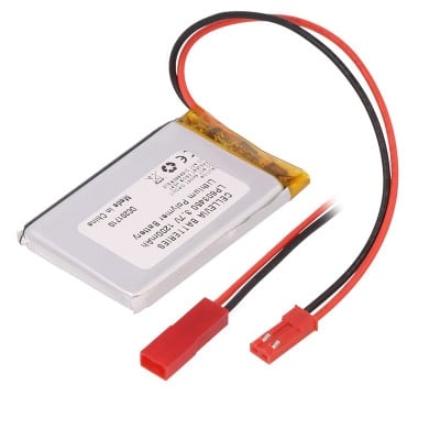 Battery Cell 3.7V, 1200 mAh, Li-Po, (6x34x50 mm)