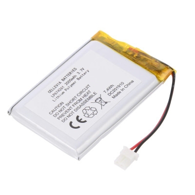 Батерия 3.7V, 2000 mAh, Li-Po, (6.7x42x61mm)
