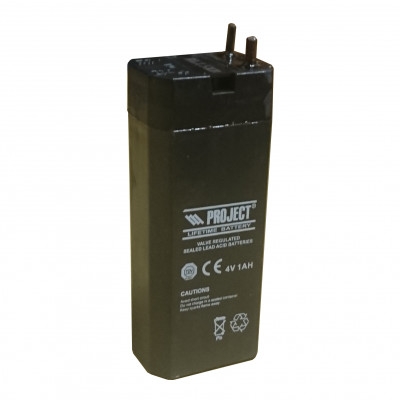 Sealed Lead Acid Battery, 4V/1Ah, general purpose