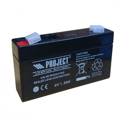 Sealed Lead Acid Battery, 6V/1.3Ah, general purpose