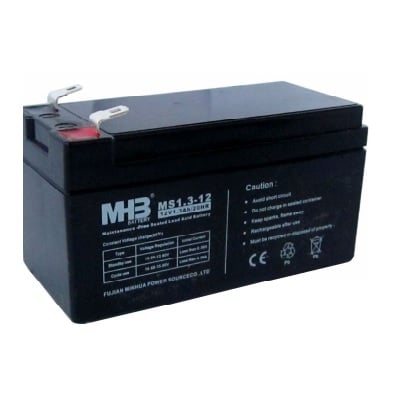 Sealed Lead Acid Battery MS 1.3-12, 12V/1.3Ah, general purpose