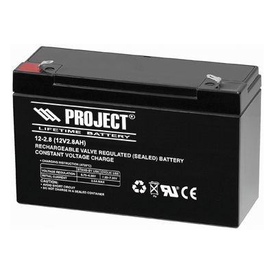 Sealed Lead Acid Battery, 12V/2.8Ah, general purpose