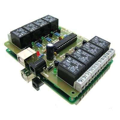 Computer Timer 3718, USB, 8 relays