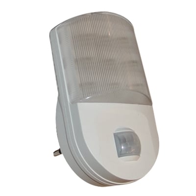 PIR LED Lamp NL335, 9 LED, SCHUKO outlet