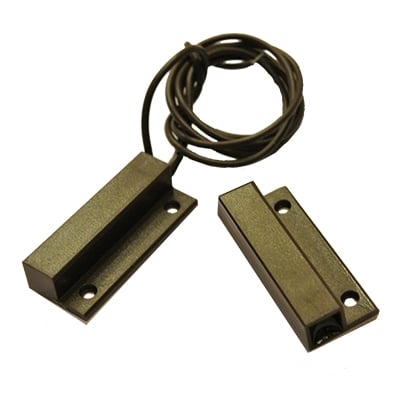 Magnetic Reed Switch SEC21CB, 34x14x7.5 mm, set, BROWN