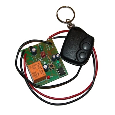 Motor Controller RC, one channel, hopping code