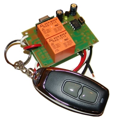 Motor Controller RC, two channels, 433.92 MHz