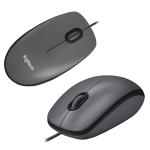 Wired Mouse Logitech M90 Grey, USB
