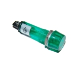 Signal Lamp M10, 220VAC, NEON, GREEN