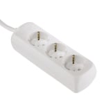 Power Strip x3, White, 3m
