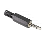 2.5 mm PLUG, male ST 4P, cable type, PVC