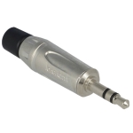 3.5 mm PLUG, male ST, cable type, METAL