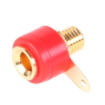 Banana Socket, panel type, RED