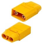 DC Power Plug male XT90H 2P, cable type, 40A/500V
