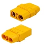DC Power Plug female XT90H 2P, cable type, 40A/500V