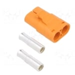 DC Power Plug female LCB50 2P, cable type, 40A/600V
