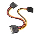 Cable SATA Power Splitter 2-Port 0.15m
