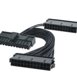 Cable 24-pin ATX Extension, 2nd PSU Starter Makki, 30cm