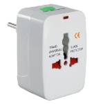 Power Socket Travel Adapter 250V, 10A, US, EU, UK, AU