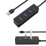 USB 3.0 Hub 4 Port ORICO Bat, Black /W5PH4-U3