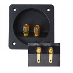 Speaker Terminal 2P, binding post, panel type (80x80 mm)