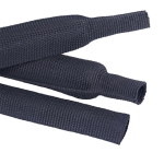 Heat Shrinkable Braided Sleeve OD:40 mm (1.00 m), BLACK