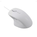 Wired Mouse RAPOO N500 Silent, White, USB, Ergonomic, 12240