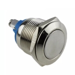 Push Button Switch M19х15mm, H23 mm, OFF-(ON), SPST, 3A/250VAC, flat