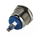Push Button Switch M19х15mm, H23 mm, OFF-(ON), SPST, 3A/250VAC, flat