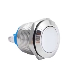 Push Button Switch M19х15mm, H23 mm, OFF-(ON), SPST, 3A/250VAC, flat
