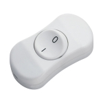 Inline Lamp Switch, 3A/250VAC, SCI, WHITE