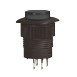 Illuminated Push Button Switch M16, OFF-ON, SPST, 3A/250V, LED white