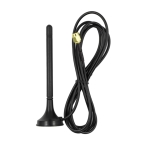 GSM aerial 4G, 6.0 dBi, magnetic, SMA, RG174 connector, cable 1.5 m