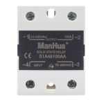 Solid State Relay AC-AC S1A48100AA-100A, IN70-280VAC, OUT24-480VAC