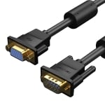 VGA Monitor Cable DB15 HD male, DB15 HD female, coaxial, 5 m