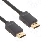 Cable DisplayPort male, DisplayPort male, 1.4V, 8K @ 60Hz - 4K @ 144Hz, 1.5 m